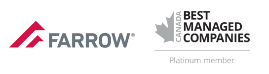 Farrow pleased to be named one of Canada's 50 Best Managed Companies