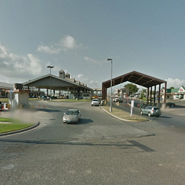 Looking into Matamoros from the Brownsville border crossing
